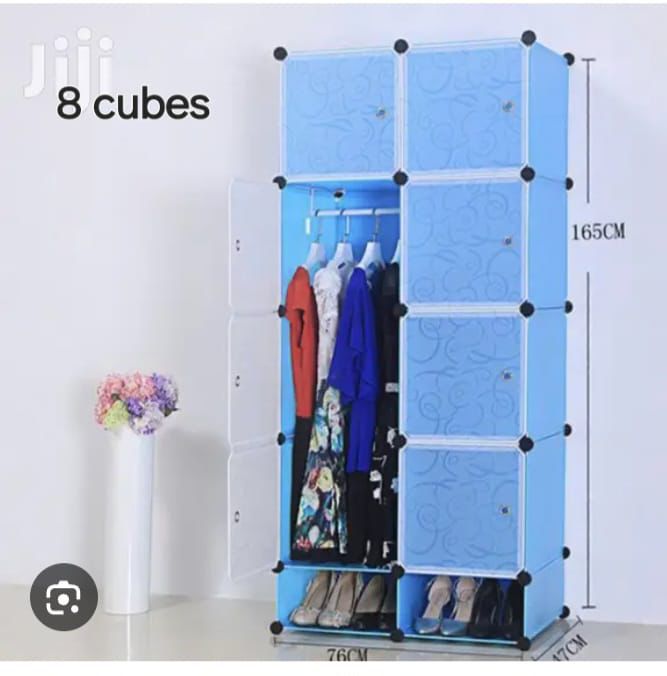 Plastic Cabinet 8 Cubes